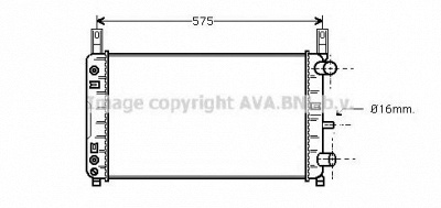 AVA QUALITY COOLING fd2118 -  Радиатор, охлаждение двигателя